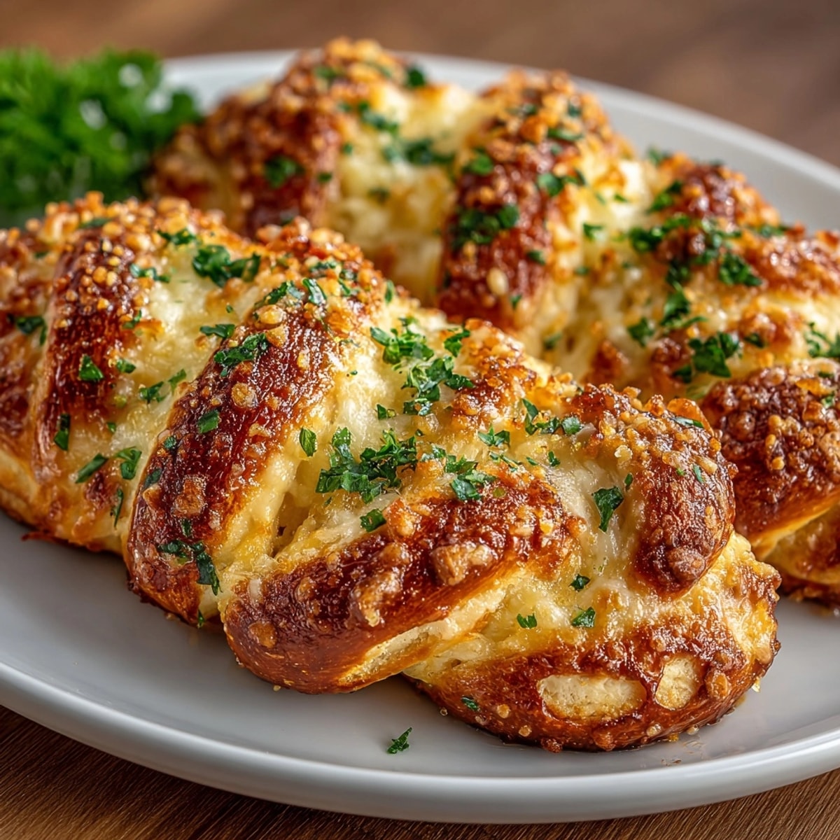 Golden, cheesy Cheddar Garlic Pretzel Twists, fresh-baked and fragrant, perfect appetizers.