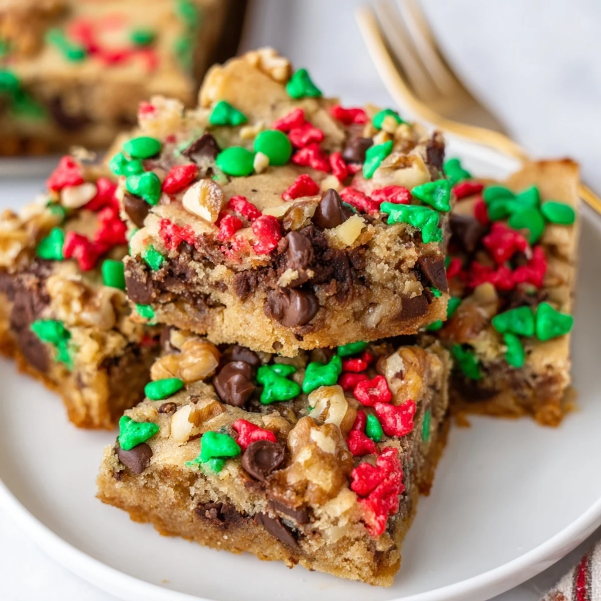 Festive Christmas Cookie Bars