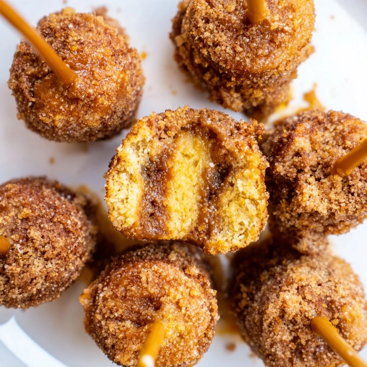 Irresistible chai caramel muffin pops, a cozy dessert for afternoon snacking or gatherings.