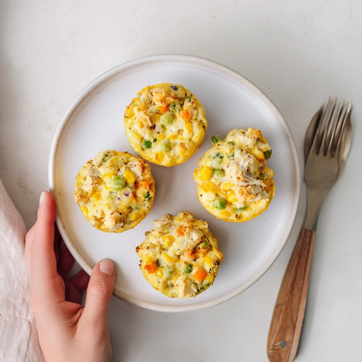 Mini Chicken Pot Pie Muffins