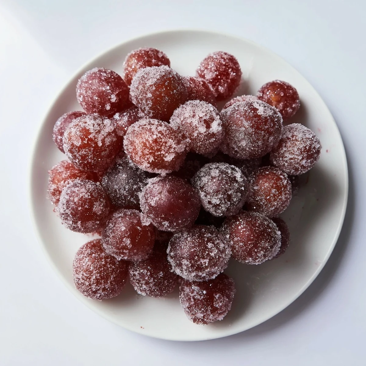 Quick Festive Frozen Grapes
