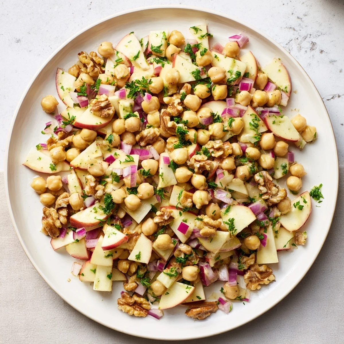 Fall Harvest Apple Chickpea Salad