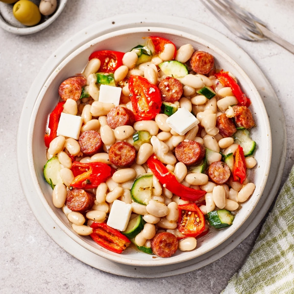 Italian Antipasto Bean Salad