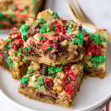 Festive Christmas Cookie Bars