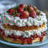 Spring Cakes Strawberries Cream