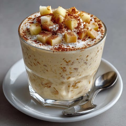 Refreshing Spiced Pear &amp; Vanilla Bean Smoothie recipe: a perfect autumn morning treat.