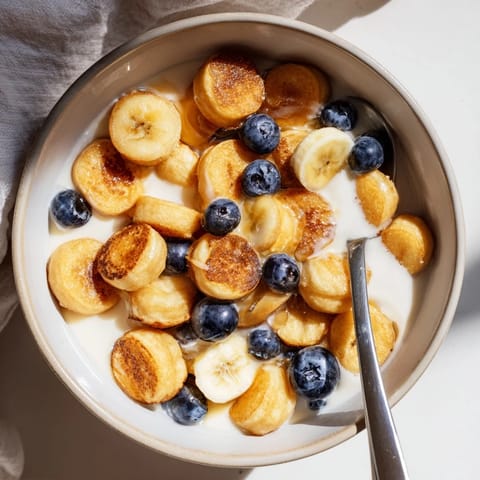 Mini Pancake Cereal Breakfast