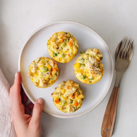 Mini Chicken Pot Pie Muffins