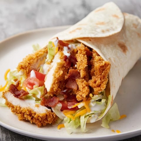 Crispy Chicken Bacon Wrap