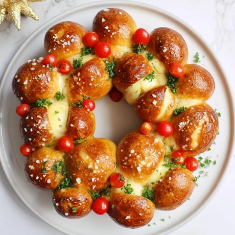 Pretzel Joy Wreath Appetizer