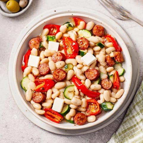Italian Antipasto Bean Salad