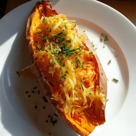 Sweet Potato & Cheese Roast