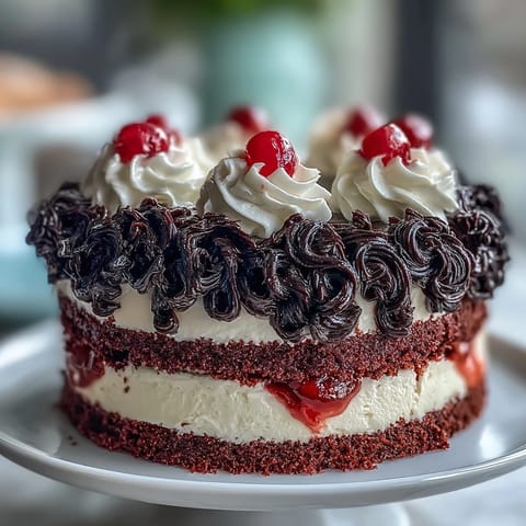 Overhead view of Betty Boop Cake showcasing shiny black fondant hair, bright white eyes, and vibrant red lips on smooth icing. 