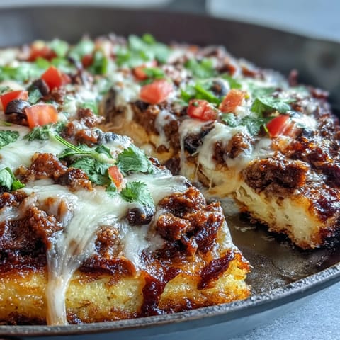 Cheesy Cauliflower Taco Skillet