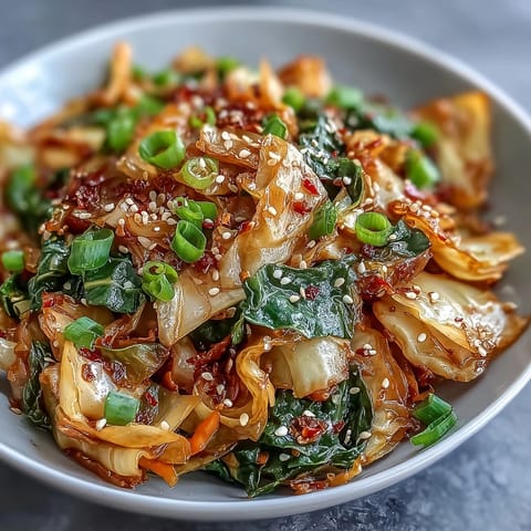 Spicy Cabbage Stir Fry