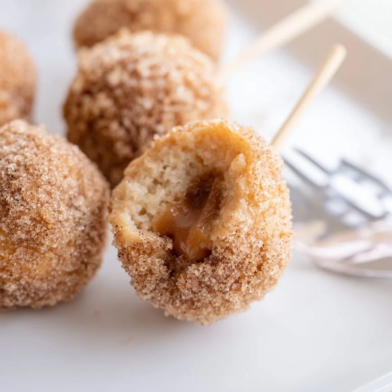Irresistible Chai Caramel Cinnamon Sugar Muffin Pops, perfect for sweet afternoon treats.