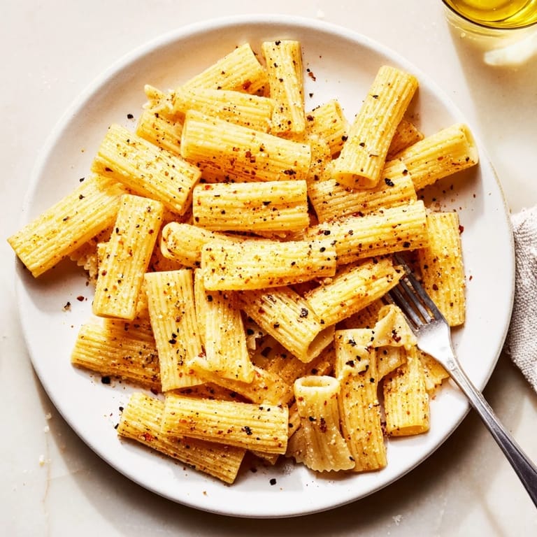 Golden brown pasta chips seasoned variety served with marinara or hummus for extra flavor.  
