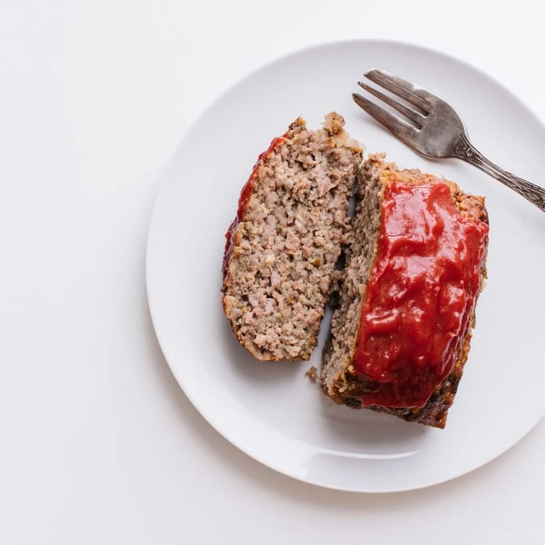 Delicious and juicy, freshly-baked Effortless Stove Top Stuffing Meatloaf, a simple four-ingredient meal.