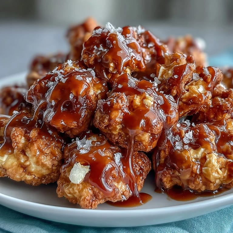 2. This Caramel Candy Apple Popcorn Mix is a sweet and salty treat, combining buttery caramel popcorn with chewy dried apples and vibrant candy-coated chocolates.